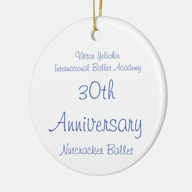 Anpassade Nutcracker Fritz, Flower, Marzipan Julgransprydnad Keramik (Vänster)