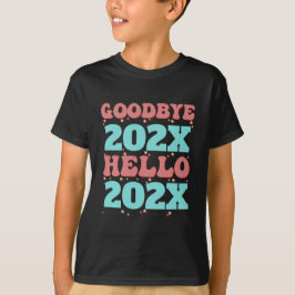 Anpassade Nyår farväl, Hej T Shirt