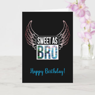 ANPASSADE NYTT ZEALAND BRO BIRTHDAY-KORT KORT