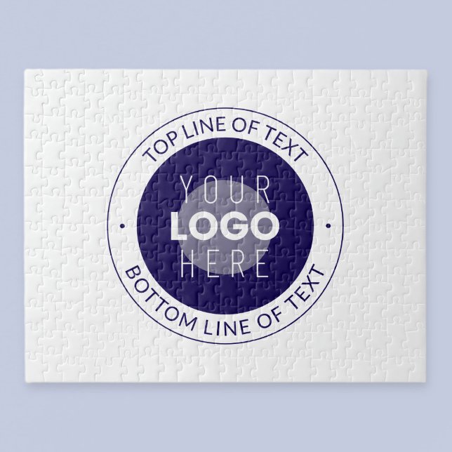 Anpassade och Logotyp | Mörk blått Lila Pussel (Skapare uppladdad)