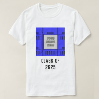 Anpassade Open Locker Ram Blue T Shirt