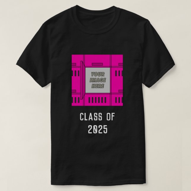 Anpassade Open Locker Ram Bright Rosa T Shirt (Design framsida)