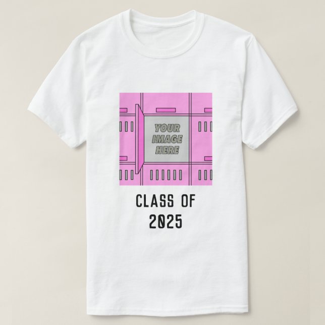 Anpassade Open Locker Ram Bubble Gum Rosa T Shirt (Design framsida)