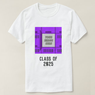 Anpassade Open Locker Ram Lila T Shirt