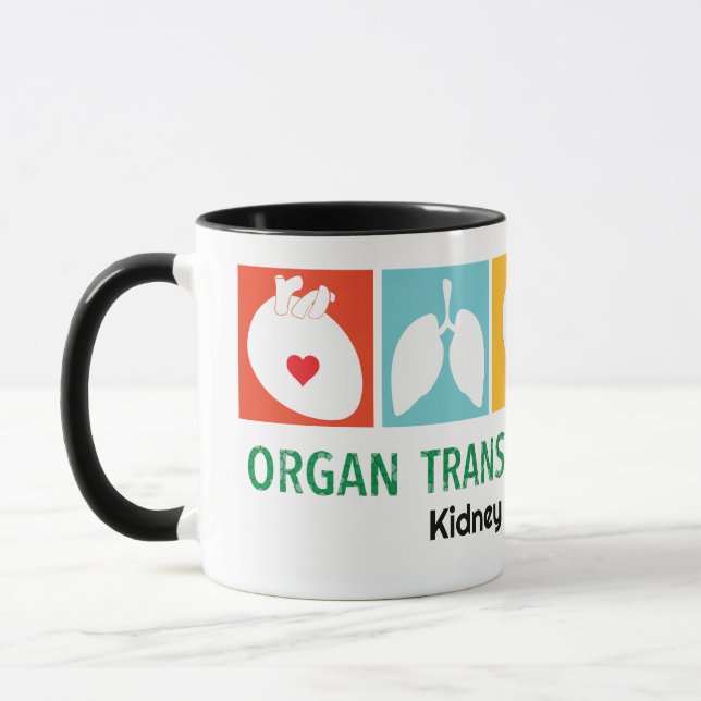 Anpassade Organtransplantation Mugg (Vänster)