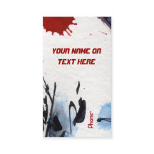 Anpassade Ovanligt Affärskort för modern Abstrakt