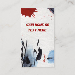 Anpassade Ovanligt Affärskort för modern Abstrakt Visitkort