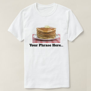 Anpassade Pancakes Flap-Jackar T Shirt