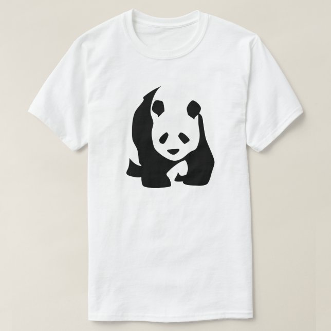 Anpassade Panda Bear Tee Shirt (Design framsida)