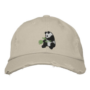 Anpassade Panda Hat Broderad Keps