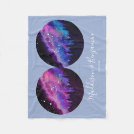 Anpassade par Zodiaken presenter Alla horoskop Fleecefilt