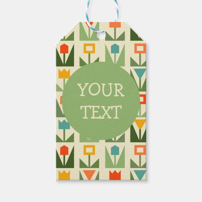 Anpassade Påsk Gift Märkres Presentetikett (Framsidan)