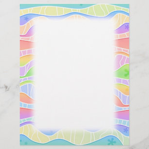 Anpassade PASTEL RAINBOW RAND FLYER