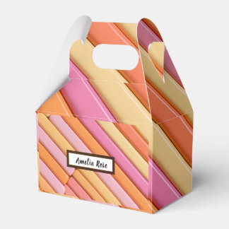 Anpassade Pastell Geometriska Förpackningslådor –  Presentaskar