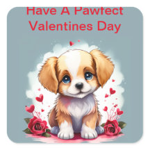 Anpassade Pawfect Valentine Day Puppy
