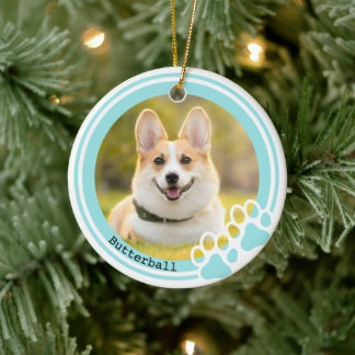Anpassade Pawprint Pet Ornament