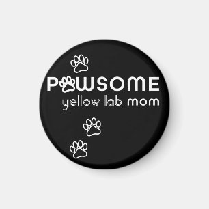 Anpassade Pawsome Hund Car Magnet