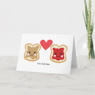 Anpassade PB & J Helgkort