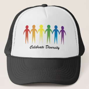 Anpassade, Personlig Rainbow Diversity Keps
