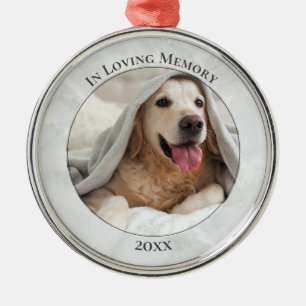Anpassade PET-FOTOMEMORIAL Julgransprydnad Metall