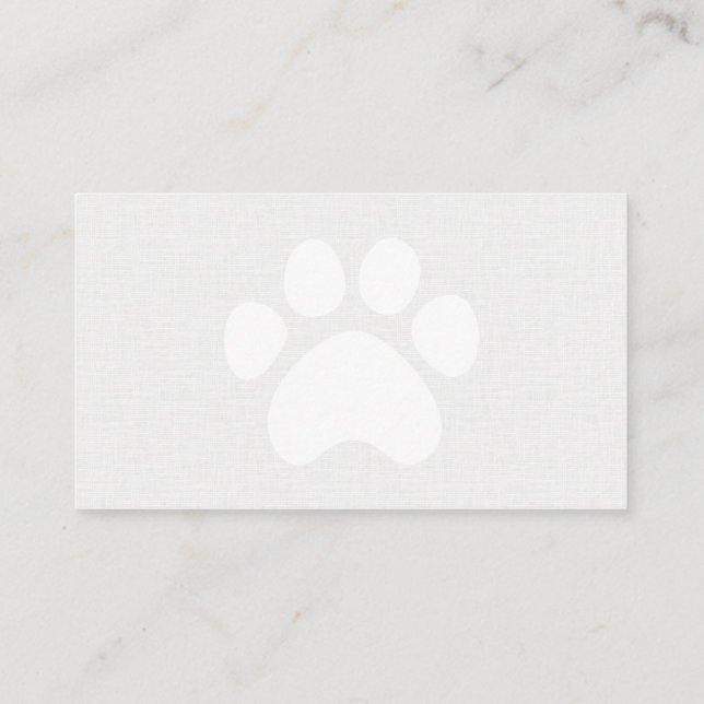 Anpassade Pet Grooming Company Reminder Card Tilläggskort (Baksida)
