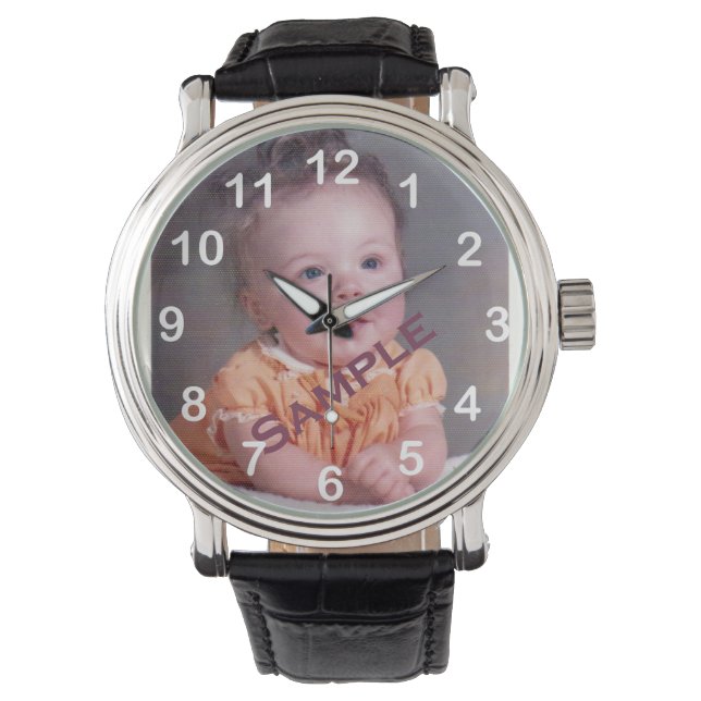 Anpassade Photo Armbandsur (Framsida)