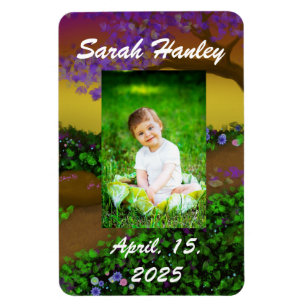 Anpassade Photo Magnet, Magic Forest Magnet