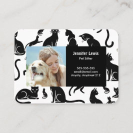 Anpassade Photo & Namn Pet-webbplats Visitkort