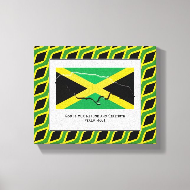 Anpassade Photo | Patriotic | JAMAICA Canvastryck (Framsida)