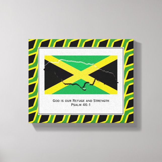Anpassade Photo | Patriotic | JAMAICA Canvastryck (Framsida)