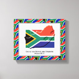 Anpassade Photo | Patriotic | SYDAFRIKANS FLAGGA Canvastryck