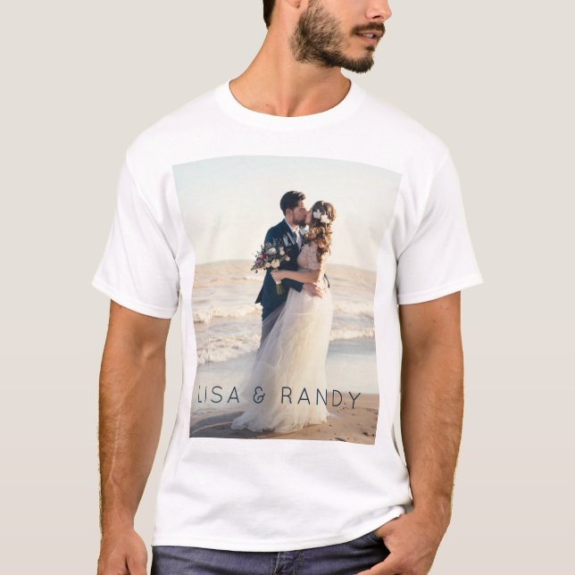 Anpassade Photo Print Apparat T Shirt (Framsida)