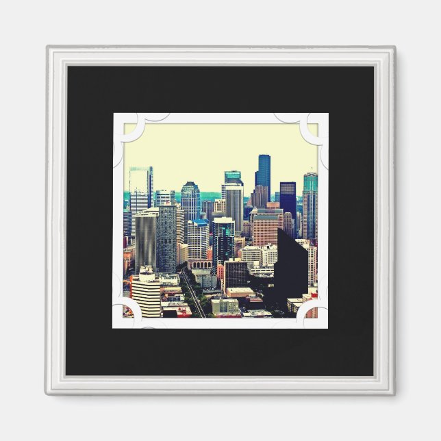 Anpassade Photo Ram Magnet (Framsidan)