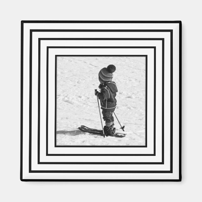 Anpassade Photo Ram Magnet (Framsidan)