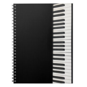 Anpassade Piano Nycklar bärbar dator Anteckningsbok