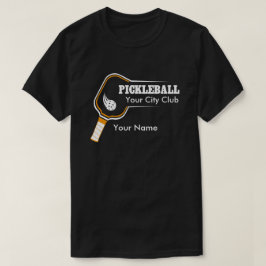 Anpassade Pickleball Blue Klubb B T-shirt