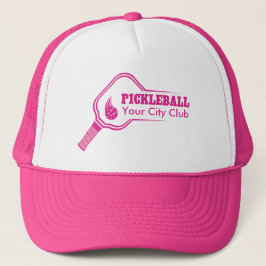 Anpassade Pickleball Klubb Rosa Keps