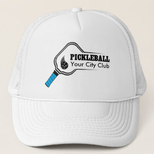 Anpassade Pickleball Klubb White Keps