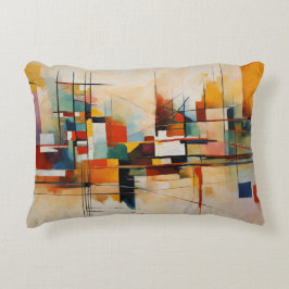 Anpassade Pillow: Kandinsky-inspirerad Abstrakt Prydnadskudde