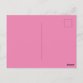 Anpassade Pink Picture-Perfect Standard med varumä Vykort