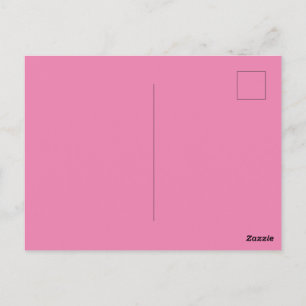 Anpassade Pink Picture-Perfect Standard med varumä Vykort
