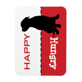 Anpassade Pit Bull Matar Hund Magnet-skylten Magnet