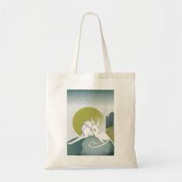 Anpassade Podenco Hund Art Deco Vintage Design Tygkasse