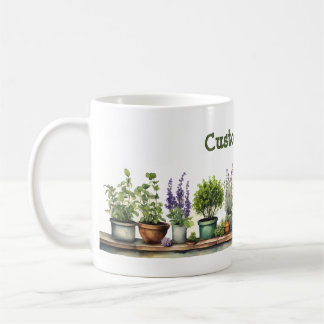 Anpassade Poked Herb Garden Kaffemugg