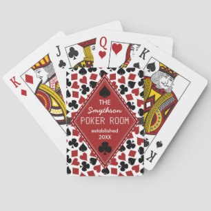 Anpassade Poker Room eller Klubb Casino Anpassning Spel Kort