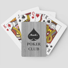 Anpassade poker spelkort med spader färg