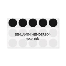 Anpassade Polka dots, Färg om Vita