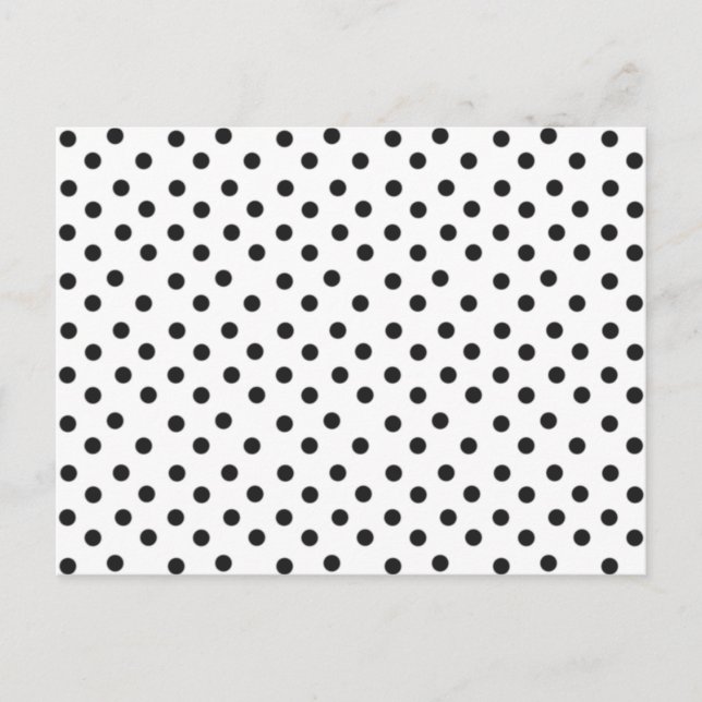Anpassade Polka dots vykort (Framsida)