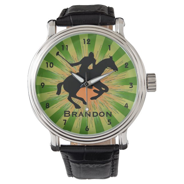 Anpassade Polo Design Watch Armbandsur (Framsida)