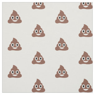 Anpassade Poo Emoticon Tyg